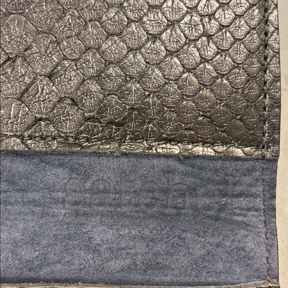 Black Python Satchel Wallet - image 5